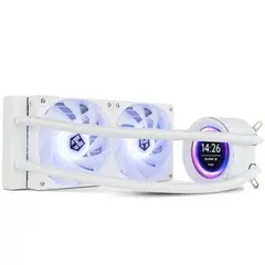 Water Cooling NOX Hummer X-240 Liquid Cooling 240 LCD White | Bluepixel.pt