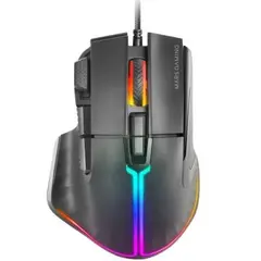 Rato Gaming MARS GAMING MM-XT RGB 12800DPI, Ergonómico com Descanso para Polegar, Switches Huano - Loja BluePixel