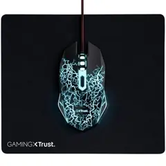 Trust Basics Gaming Mouse & Pad - Rato e Tapete de Alta Precisão para Gaming | bluepixel.pt