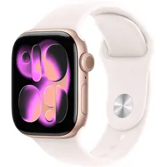 APPLE WATCH SERIES 11 GPS + CELLULAR 42MM ROSE GOLD ALUMINIUM CASE WITH LIGHT BLUSH SPORT BAND - S/M
