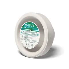 Tigelas 450ml Celulose Branco gKRAFT 30un