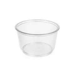 Tigelas 475ml Plástico PP Transparente 50un