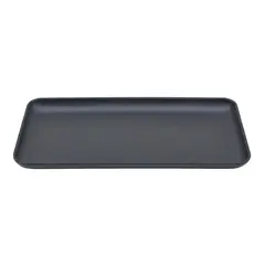 Prato 32.5x17.6x1.6cm Melamina Retangular AQUA BLACK 1un