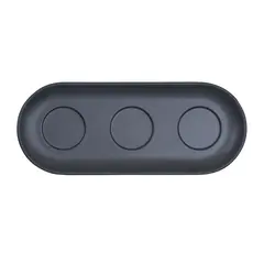 Travessa Molheiras 27x11x1.75cm Melamina AQUA BLACK 1un
