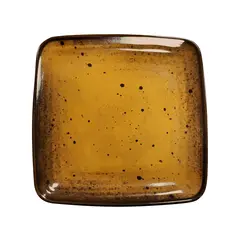 Prato 22.8x22.8x2.1cm Melamina Quadrado TERRACOTA Ambar 1un