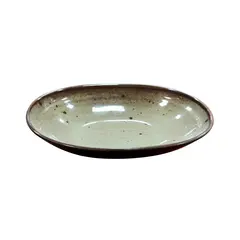 Tigela 21.6x14x4.8cm Melamina Oval TERRACOTA Cinzento 1un
