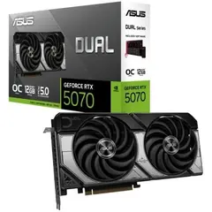 ASUS Dual GeForce RTX 5070 12GB GDDR7 OC Edition PCIe 5.0 HDMI 2.1b DisplayPort 2.1 - Loja BluePixel