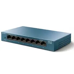 Switch TP-LINK LiteWave 8-Portas Gigabit - Switch de Mesa em Aço para Redes Rápidas