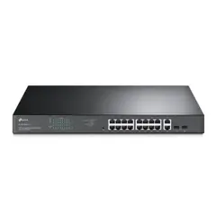 Switch TP-LINK 16-Port Gigabit PoE+ Easy Smart - Conectividade de Alta Performance