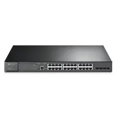 TP-LINK JetStream 28-Port Gigabit L2+ Managed Switch com 24-Port PoE+ | Loja BluePixel