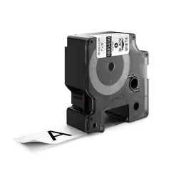 Fita de Vinil 24mm x 5,5m Preto/Branco - Marca 195 | Loja BluePixel