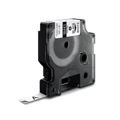 Fita Vinil 9mm x 5,5m Preto/Branco - Marca 195 | Loja BluePixel