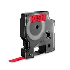 Fita Vinil 9mm x 7m Preto/Vermelho - Marca 195 | Loja BluePixel