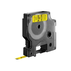 Fita Vinil 06mm x 7m Preto/Amarelo - Marca 195 | Sinalizações e Etiquetas de Qualidade