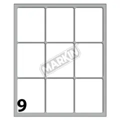 Etiquetas 046x037mm 10Fls A5 Cod 35 Markin 90un
