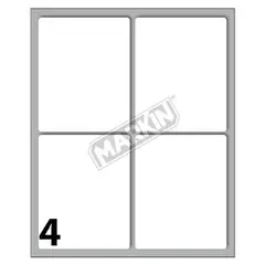 Etiquetas 070x056mm 10Fls A5 Cod 47 Markin 40un