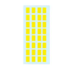 Etiquetas 012x018mm 5Fls 3641 Amarelo Herma 160un