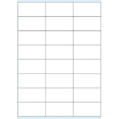 Etiquetas 070x036mm 100Fls A4 Transparente Markin 2400un