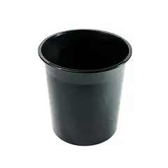 Papeleira 13L Plástico Preto Marca 381 | Organização e Funcionalidade