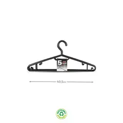 Cabides Pretos 359 - Modelo Cabide 40,5x18x3,3cm | Pack de 5 unidades | Loja BluePixel