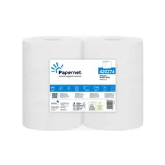 Rolo Industrial 350mx22,4cm 35g 2Fls PAPERNET Picotado 2un