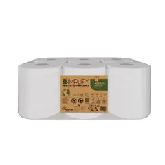 Rolo Espiral 140mx19,2cm 35g 2Fls PAPERNET Picotado 6un