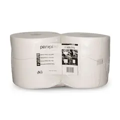 Rolo Pano TNT/AirLaid 130mx23,5cm 55g PAMPILAR Branco 2un
