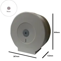 Dispensador Papel Higiénico Jumbo PW-5003 Cinza