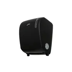 Dispensador Toalhas Rolo c/Auto-Corte Preto Mate
