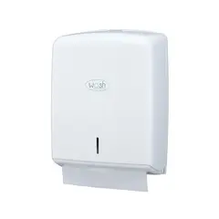 Dispensador Toalhas Mão Zig-Zag Branco