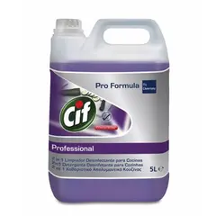 Detergente Desinfetante Cif PF Cozinhas 5L | Limpeza Profissional - bluepixel.pt