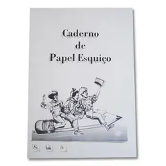 Papel Vegetal A4 35g Esquiço Caderno 80Fls