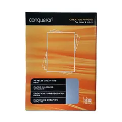 Papel 120gr Conqueror Criativo Metalizado A4 50 Folhas