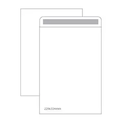 Envelopes Saco 229x324mm C4 Branco 100g Autodex 50un