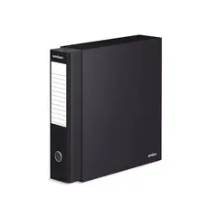 Pasta Arquivo+Cx Ambar L/L Din com calha Preto