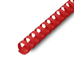 Argolas PVC Encadernar 16mm Vermelho - Capacidade para 130 Folhas | Loja BluePixel