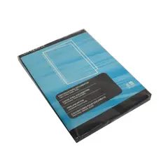 Capa de Encadernação A4 em Couro Preto 300g - Pack de 50 unidades | Loja BluePixel