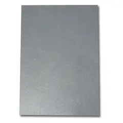Capa de Encadernação A4 300g Couro Cinza Metalizado 50 unidades | Marca 165