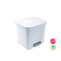 Contentor 35L com Pedal Branco - Marca 359 | Loja BluePixel