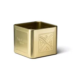 Mini Lata Vazia para 6/8 Saquetas de Chá em Metal Dourado