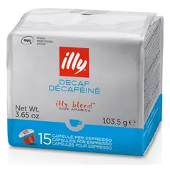 Café Cápsulas MPS ILLY Descafeinado 15un
