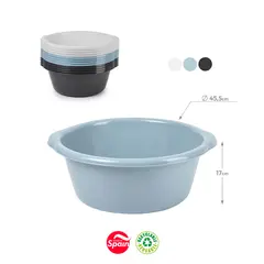 Alguidar Redondo 15L da marca 359 - Utensílio doméstico resistente e prático em cores sortidas