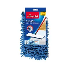 Mopa Flip Microfibras Vileda Recarga para Modelo 476 | Limpeza Eficaz e Fácil