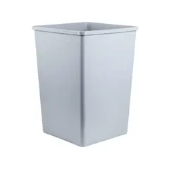 Contentor 132,5L Resina Quadrado Sem Tampa Cinza | Loja BluePixel