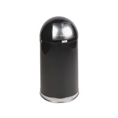 Contentor 45L Metal Aço Revestido EasyPush Preto | Loja online bluepixel.pt
