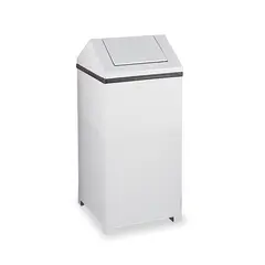 Contentor de 60L em Metal Aço Revestido Branco | Marca 401 | Loja BluePixel