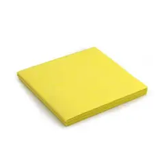 Pano 40x38cm Multiusos Suave Amarelo Pack 3un