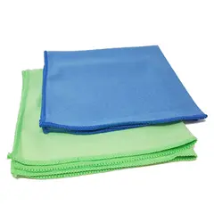 Pano Microfibra 38x40cm Vidros/Espelhos Sortido Pack 2un