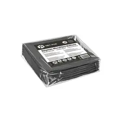 Pano Microfibra 35x38cm 240g Terry Preto Pack 5un