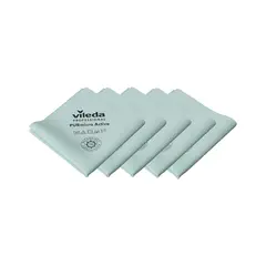 Pano Microfibra PURmicro Active 38x35cm Vileda Pro Verde 5un